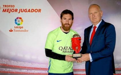 Messi y Míchel, mejor jugador y entrenador de LaLiga del mes de abril Messi y Míchel, mejor jugador y entrenador de LaLiga del mes de abril