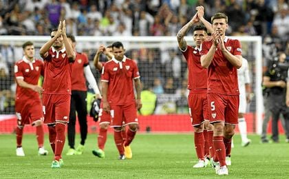El Sevilla dio la cara en el Bernabéu. El Sevilla dio la cara en el Bernabéu.