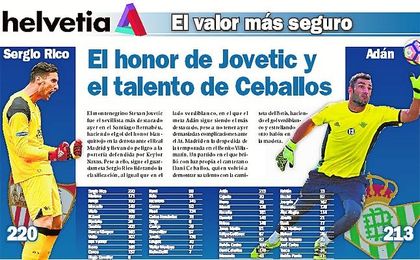 Ceballos y Jovetic: mucho más que gol Ceballos y Jovetic: mucho más que gol