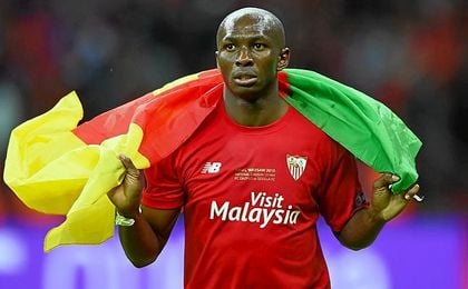 M´Bia fue clave en los éxitos del Sevilla. M´Bia fue clave en los éxitos del Sevilla.