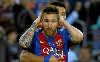 Messi marcó un doblete ante el Eibar. Messi marcó un doblete ante el Eibar.