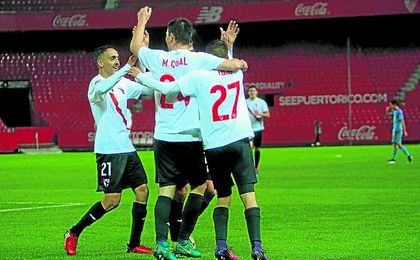 El Sevilla Atlético quiere agradecer el apoyo de la afición con una victoria. El Sevilla Atlético quiere agradecer el apoyo de la afición con una victoria.