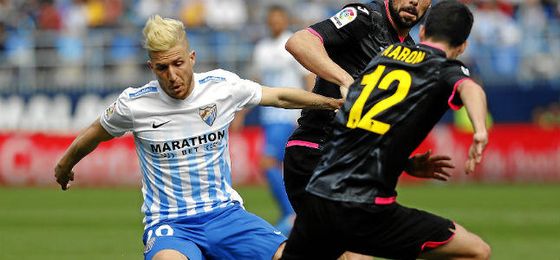 El Málaga sigue confiando en Keko. El Málaga sigue confiando en Keko.
