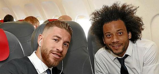 El Madrid ya está en Cardiff. El Madrid ya está en Cardiff.