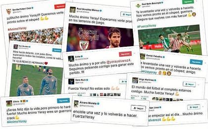 El mundo del deporte se vuelca en las redes sociales en apoyo de Yeray El mundo del deporte se vuelca en las redes sociales en apoyo de Yeray