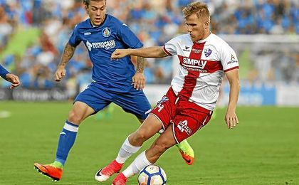 Samu Saiz, en el partido de ´play off´ ante el Getafe. Samu Saiz, en el partido de ´play off´ ante el Getafe.