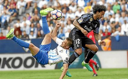 Imagen del Málaga-Real Madrid de la última jornada. Imagen del Málaga-Real Madrid de la última jornada.