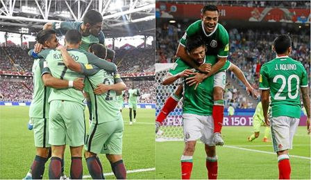 Cristiano impulsa a Portugal y México aguanta el tirón. Cristiano impulsa a Portugal y México aguanta el tirón.