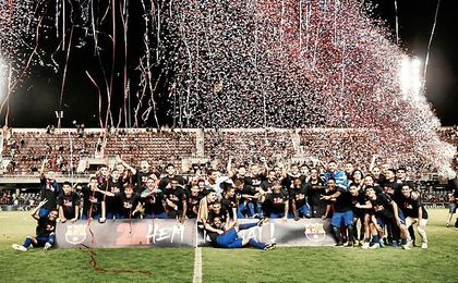 La celebración culé. La celebración culé.