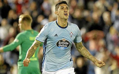 El ´Tucu´ Hernández celebra un tanto logrado contra el Barcelona. El ´Tucu´ Hernández celebra un tanto logrado contra el Barcelona.