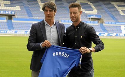 Burgui: "Vestuario y afición han inclinado la balanza para elegir al Alavés" Burgui: "Vestuario y afición han inclinado la balanza para elegir al Alavés"