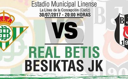 El Betis-Besiktas se jugará en La Línea El Betis-Besiktas se jugará en La Línea
