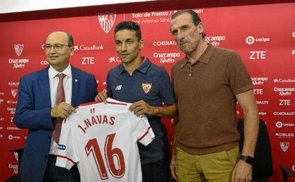 La presentación de Navas, en directo La presentación de Navas, en directo