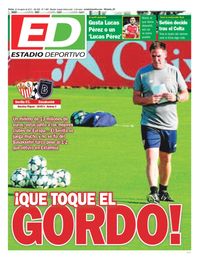 La portada de ESTADIO Deportivo del martes La portada de ESTADIO Deportivo del martes