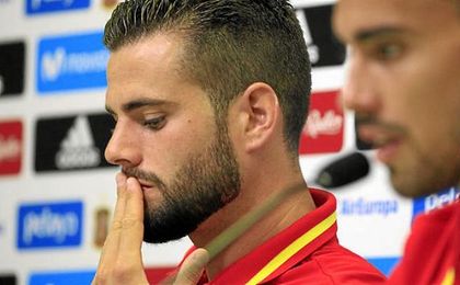 El central del Rea Madrid compareció junto a su compañero, Suso. El central del Rea Madrid compareció junto a su compañero, Suso.