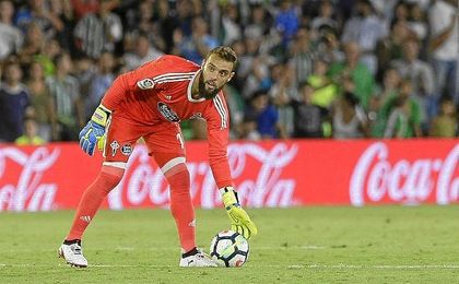 Sergio Álvarez, en el Benito Villamarín la jornada pasada. Sergio Álvarez, en el Benito Villamarín la jornada pasada.