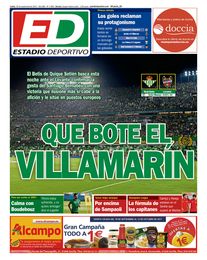 La portada hoy lunes 25 de septiembre de ESTADIO Deportivo La portada hoy lunes 25 de septiembre de ESTADIO Deportivo