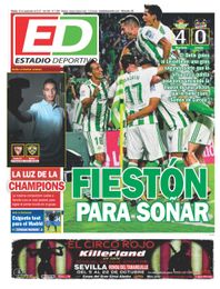 La portada del martes de ESTADIO Deportivo La portada del martes de ESTADIO Deportivo