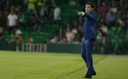 Marcelino: "Parecía un partido de tenis" Marcelino: "Parecía un partido de tenis"