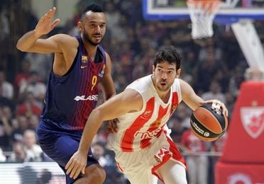 90-82. El Estrella Roja frena la euforia del Barcelona 90-82. El Estrella Roja frena la euforia del Barcelona