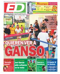 La portada de ESTADIO Deportivo de este viernes La portada de ESTADIO Deportivo de este viernes