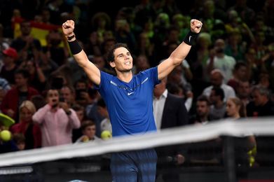 Nadal acabará el año como número uno tras imponerse al coreano Chung en París Nadal acabará el año como número uno tras imponerse al coreano Chung en París