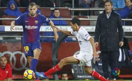 Berizzo: "Vi un Sevilla con personalidad" Berizzo: "Vi un Sevilla con personalidad"