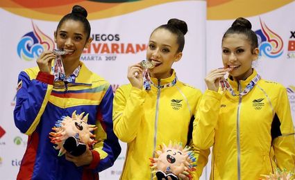 Lina Dussan encabezó éxito de Colombia en el último día de la gimnasia Lina Dussan encabezó éxito de Colombia en el último día de la gimnasia