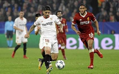 Banega fue clave para igualar el partido. Banega fue clave para igualar el partido.