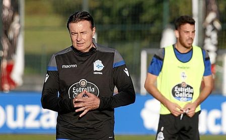 El entrenador del Deportivo El entrenador del Deportivo