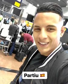 Arana salió anoche para España. Arana salió anoche para España.