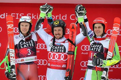 Hirscher, nuevo líder de la Copa del Mundo tras su triunfo en Alta Badia Hirscher, nuevo líder de la Copa del Mundo tras su triunfo en Alta Badia