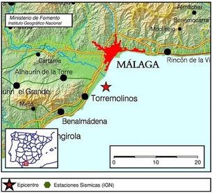 Registrados dos terremotos de tres grados de magnitud en Torremolinos Registrados dos terremotos de tres grados de magnitud en Torremolinos