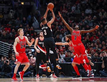 111-110. McCollum sella triunfo de los Trail Blazers a 6 segundos del final 111-110. McCollum sella triunfo de los Trail Blazers a 6 segundos del final