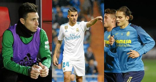 Rubén Castro, Dani Ceballos y Enes Ünal. Rubén Castro, Dani Ceballos y Enes Ünal.