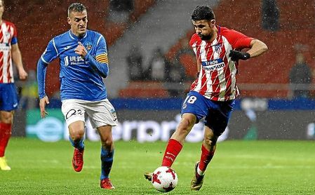 El Atlético eliminó al Lleido en los octavos de final de la Copa del Rey. El Atlético eliminó al Lleido en los octavos de final de la Copa del Rey.