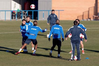 El Leganés ya prepara el duelo copero ante el Real Madrid El Leganés ya prepara el duelo copero ante el Real Madrid