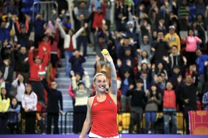 Timea Babos y Kateryna Zozlova disputarán la final Timea Babos y Kateryna Zozlova disputarán la final