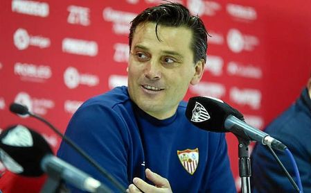 Montella: "La Copa la guardamos en un cajón y lo abriremos en abril" Montella: "La Copa la guardamos en un cajón y lo abriremos en abril"