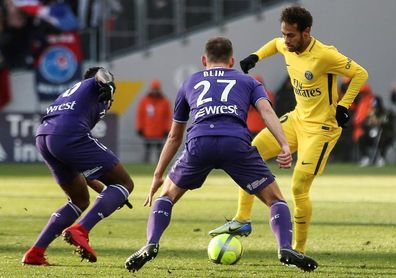 Neymar da la victoria al PSG en Toulouse antes de viajar a Madrid Neymar da la victoria al PSG en Toulouse antes de viajar a Madrid