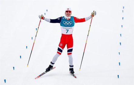Krüger lidera el ´triplete´ noruego en skiatlón; Rojo primer español en competir Krüger lidera el ´triplete´ noruego en skiatlón; Rojo primer español en competir