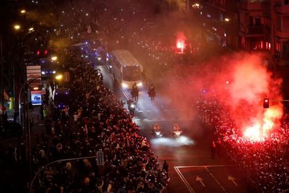 El madridismo marca el primer gol El madridismo marca el primer gol