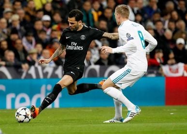 Dani Alves: "Si el Madrid quiere pasar tendrá que jugar muy bien en París" Dani Alves: "Si el Madrid quiere pasar tendrá que jugar muy bien en París"