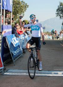 Poels se exhibe en Las Allanadas con una buena imagen de Landa y Froome Poels se exhibe en Las Allanadas con una buena imagen de Landa y Froome