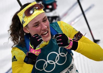 La sueca Hanna Oeberg logra su primer oro en la prueba de 15 kilómetros La sueca Hanna Oeberg logra su primer oro en la prueba de 15 kilómetros