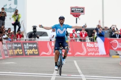 Valverde gana la última etapa y se adjudica el Tour de Abu Dabi Valverde gana la última etapa y se adjudica el Tour de Abu Dabi