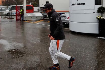 Día de aburrimiento en Montmeló, con pocos coches rodando por el mal tiempo Día de aburrimiento en Montmeló, con pocos coches rodando por el mal tiempo