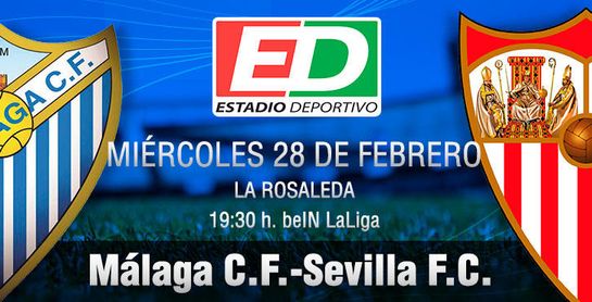 Málaga-Sevilla F.C.: Un herido que busca antídoto Málaga-Sevilla F.C.: Un herido que busca antídoto