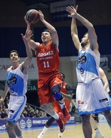 78-81. El Fuenlabrada remonta en la recta final al Obradoiro 78-81. El Fuenlabrada remonta en la recta final al Obradoiro