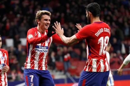 Diego Costa-Griezmann, el ataque también contra el Lokomotiv Diego Costa-Griezmann, el ataque también contra el Lokomotiv